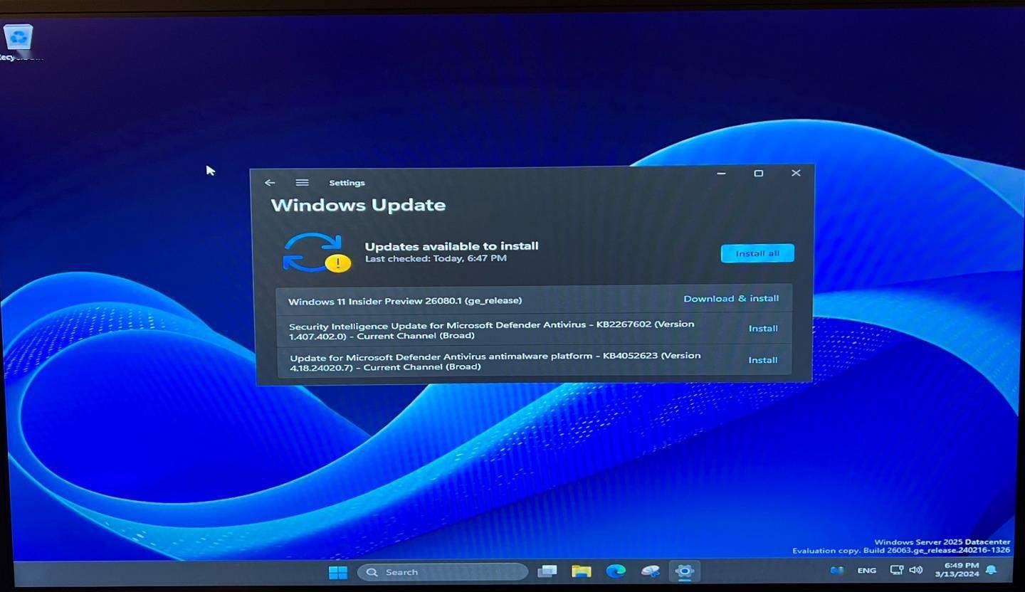 微软发布 Windows Server 26080 预览版：修复 Feedback Hub 故障
