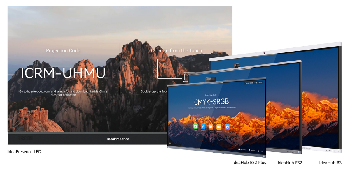 MWC 2024上，华为发布旗舰级协作平板IdeaHub ES2 Plus