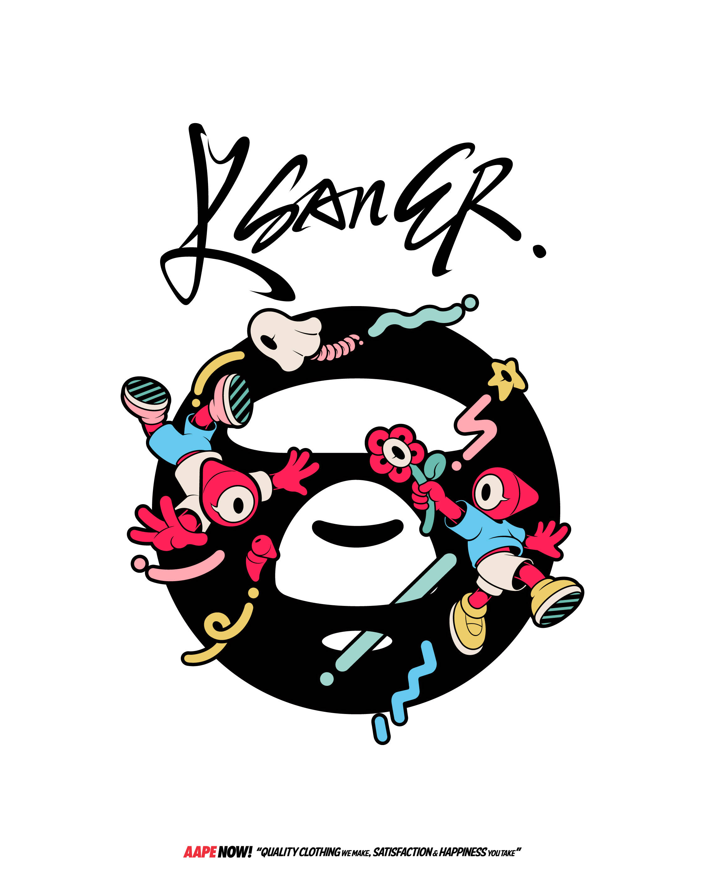 AAPE × KSANER联名系列，艺术与城市街头的活力交织